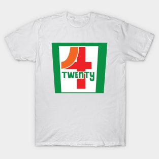 4 Twenty Gas Station Logo T-Shirt